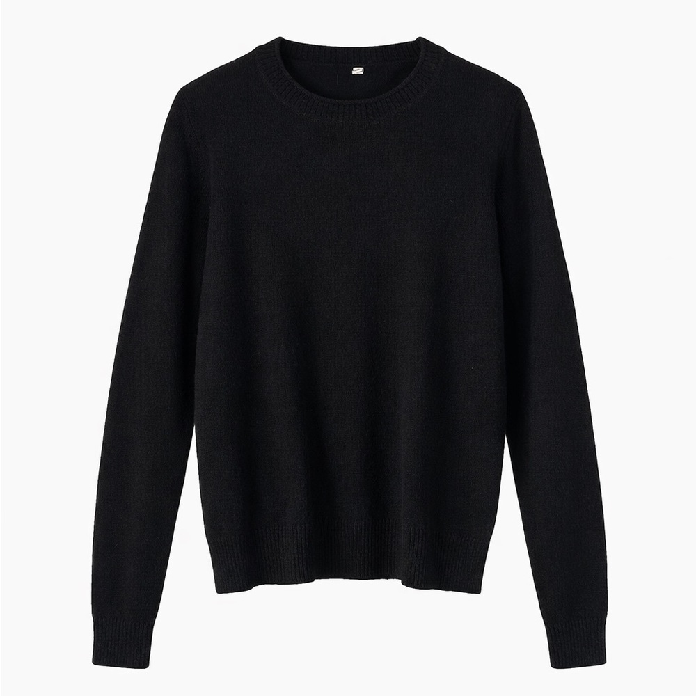 Black Crewneck Men's Sweater